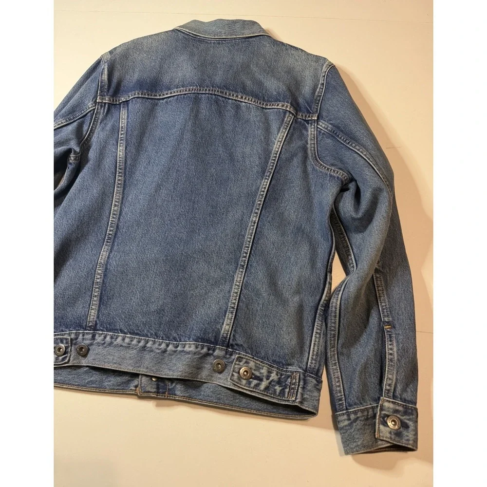 LEVIS Made And Crafted LMC Type II Worn Trucker Jacket Yanger Size Medium